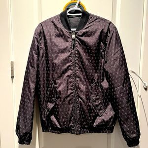 Coach down filled reversible bomb jacket